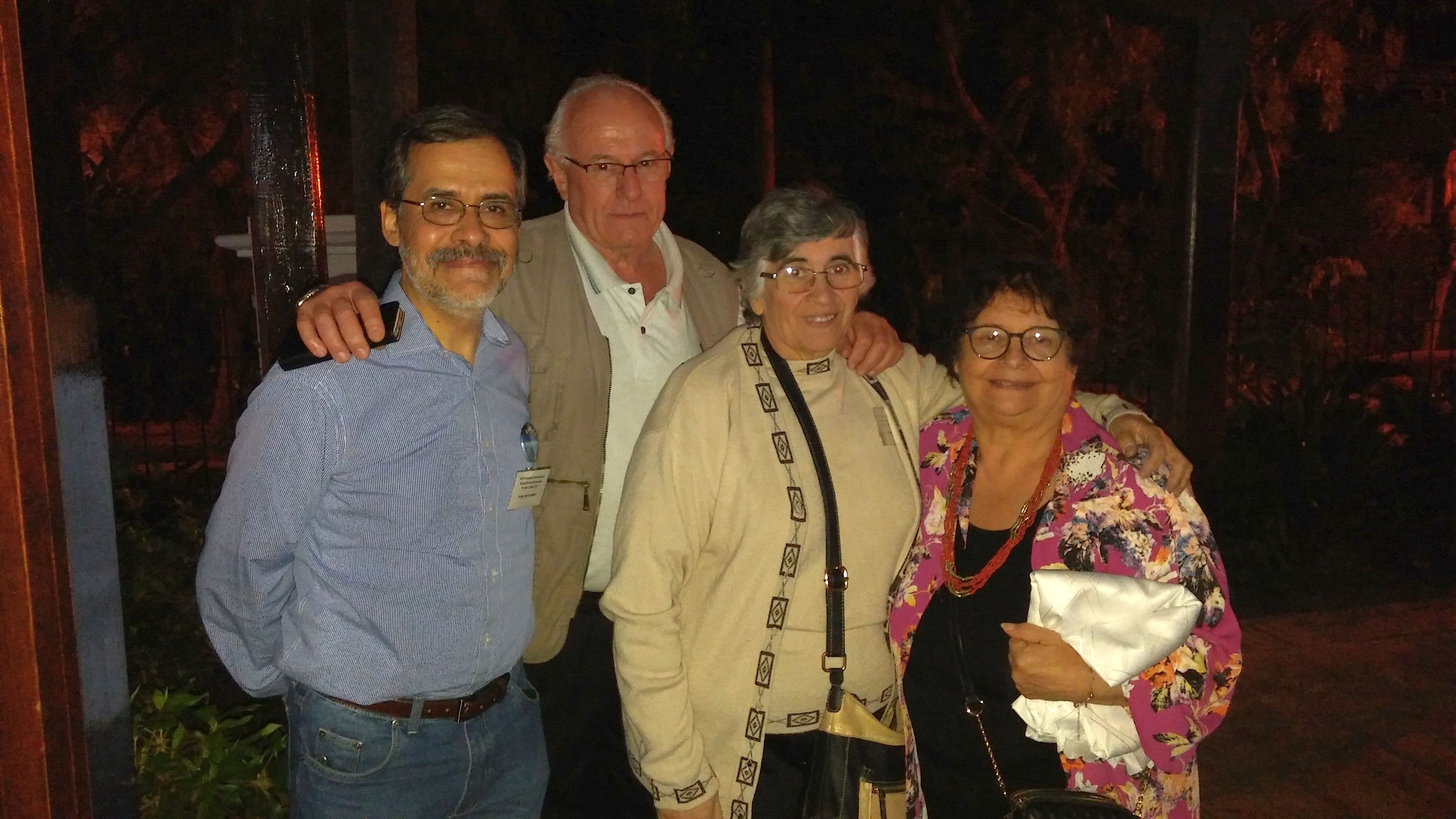 Cacho Anselmo, Amalia, Norma Racchiusa y Jorge Escudero